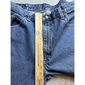 Wrangler Jeans Mens 36x32 (33x30) Blue Medium Wash Straight Leg Denim 96501DS image 6