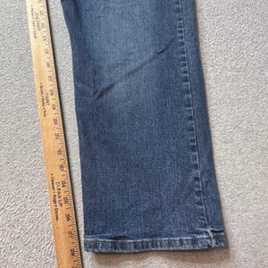 Wrangler Jeans Mens 40x30 Blue Premium Quality Straight Leg Stretch 97FXWXD image 8