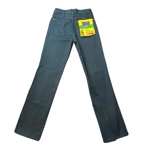 Vintage Wrangler-jeans heren 29 x 32 (27 x 30) groen cowboy-snit slim-fit 936CGN denim afbeelding 2