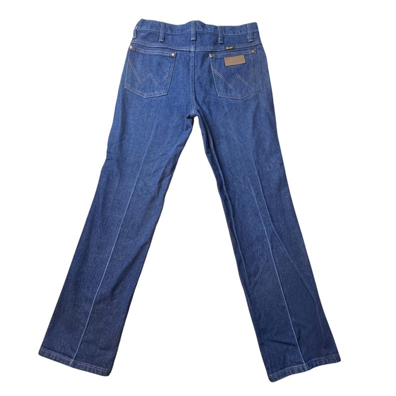 Wrangler Jeans Herren 32x30 Blau 936DEN Cowboy Cut Slim Fit Rigid Denim Western Bild 2