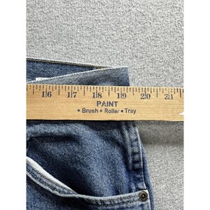 Wrangler Jeans Mens 40x30 Relaxed Fit Straight Leg YKK Zip Vintage Style Denim P image 8