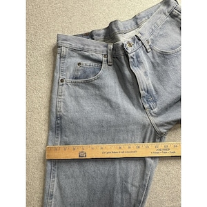 VTG Wrangler Blue Ridge Jeans Mens 34x30 Relaxed Fit Denim Classic 1035BRC Pants image 8