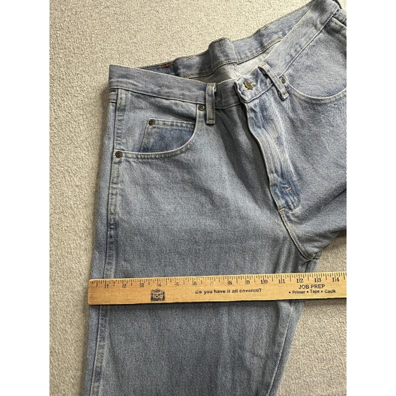 VTG Wrangler Blue Ridge Jeans Mens 34x30 Relaxed Fit Denim Classic 1035BRC Pants image 8