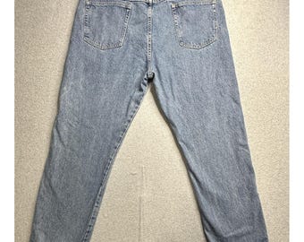 VTG Wrangler Jeans Herren 40x30 Blau 5 Pocket Relaxed Fit Denim Comfort 90s Y2K