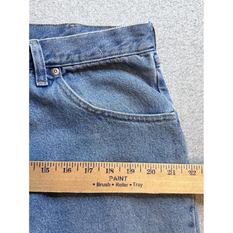 Wrangler 9760WDR リラックスフィットジーンズ メンズ 38x30 (36x27) ライトウォッシュブルーデニム 画像 9