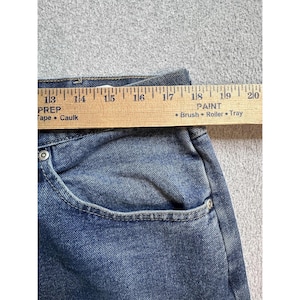 Vintage Wrangler 9760WDR Relaxed Straight Jeans Mens 36x29 Blue Denim 90s image 9