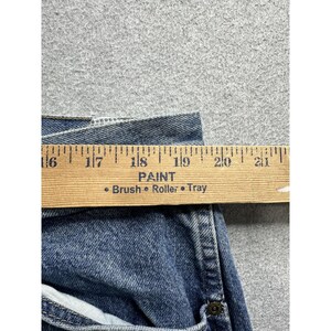 VTG Wrangler Jeans Mens 40x30 Blue 5 Pocket Relaxed Fit Denim Comfort 90s Y2K image 6