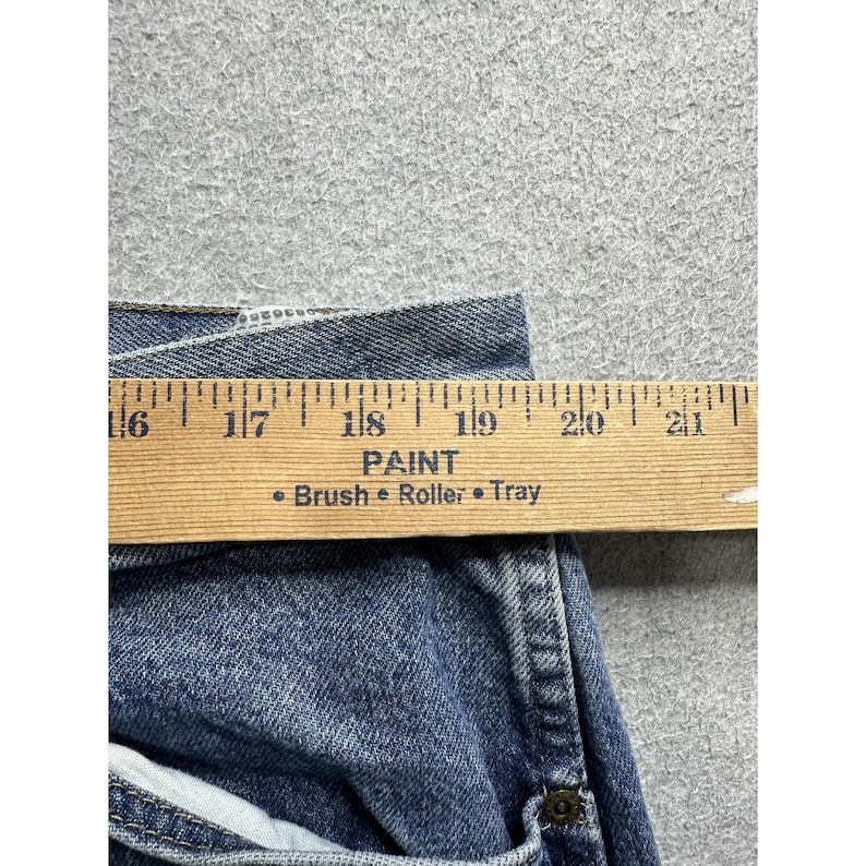 VTG Wrangler Jeans Mens 40x30 Blue 5 Pocket Relaxed Fit Denim Comfort 90s Y2K image 6