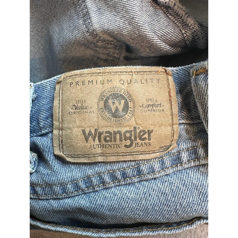 Wrangler 9760WDR リラックスフィットジーンズ メンズ 38x30 (36x27) ライトウォッシュブルーデニム 画像 7