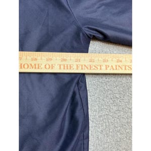 Giacca a vento vintage Fila da uomo, blu, con mezza zip, foderata, stile sportivo immagine 7