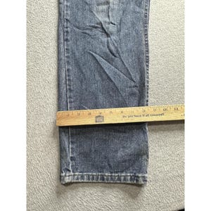 Wrangler Jeans Herr 32x30 Blå Relaxed Fit Raka Ben Bomullsdenim 97601VR bild 9