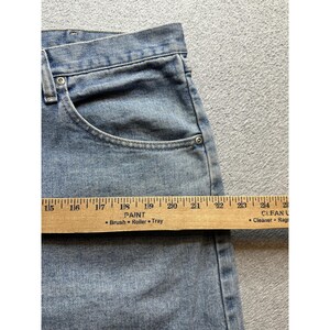 Wrangler Jeans Mens 36x32 Light Wash Relaxed Fit 97601SB Denim Straight Leg image 8