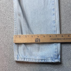 Vintage Wrangler Jeans Herren 34x30 (33x28) Helle Waschung Gerades Bein Denim 90er Jahre USA Bild 7