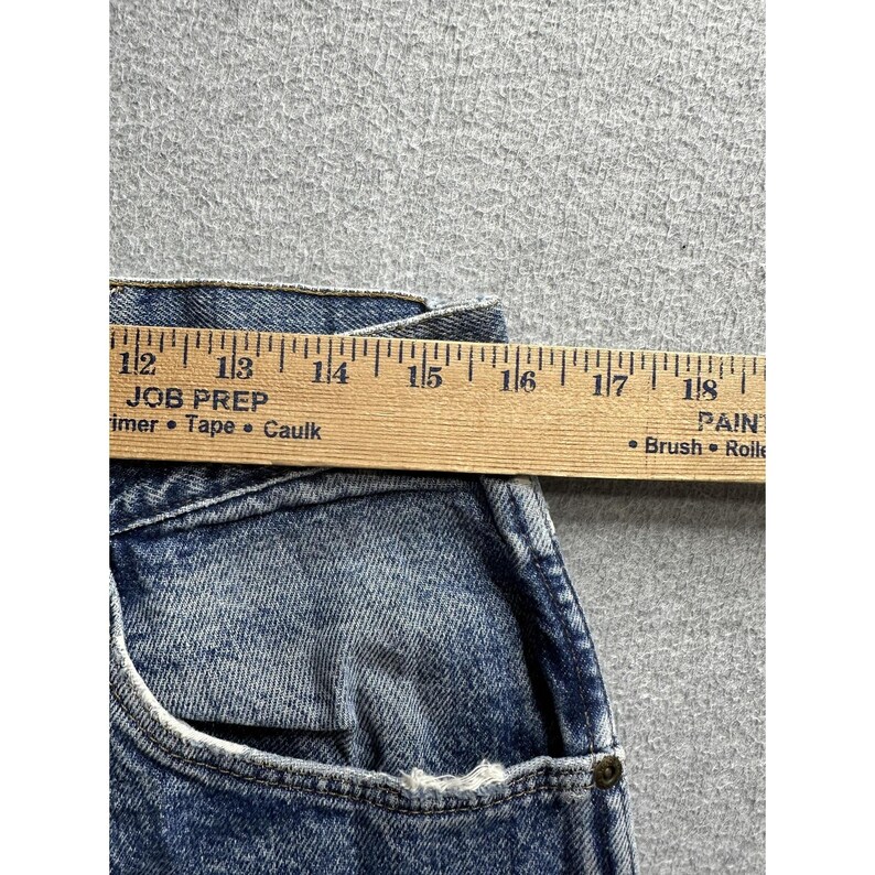 Wrangler Jeans Mens 32x31 Blue Denim Straight Leg Zip Fly YKK Red Tab 5-Pocket image 5