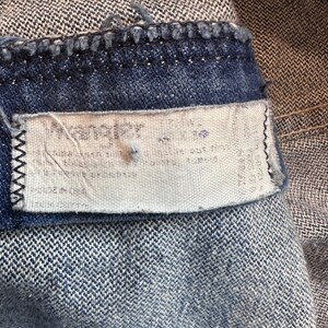 Vintage Wrangler Jeans Mens 35x27 Blue Cowboy Cut Western Denim 13MWZ USA 90s image 3