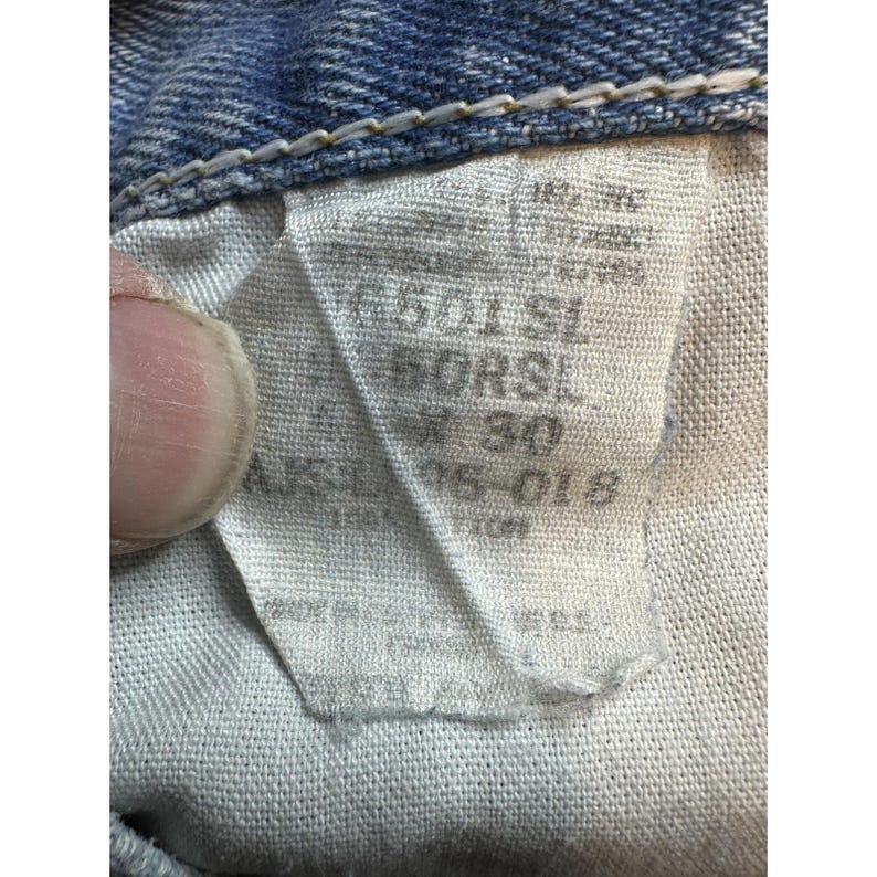 Vaqueros holgados vintage Wrangler 96501SL para hombre, 36 x 30, lavado claro, azul, EE. UU., años 90 imagen 11