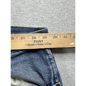 Vintage Wrangler Jeans Mens 40x32 (38x31) Blue Denim Straight USA 96501MR 90s image 6