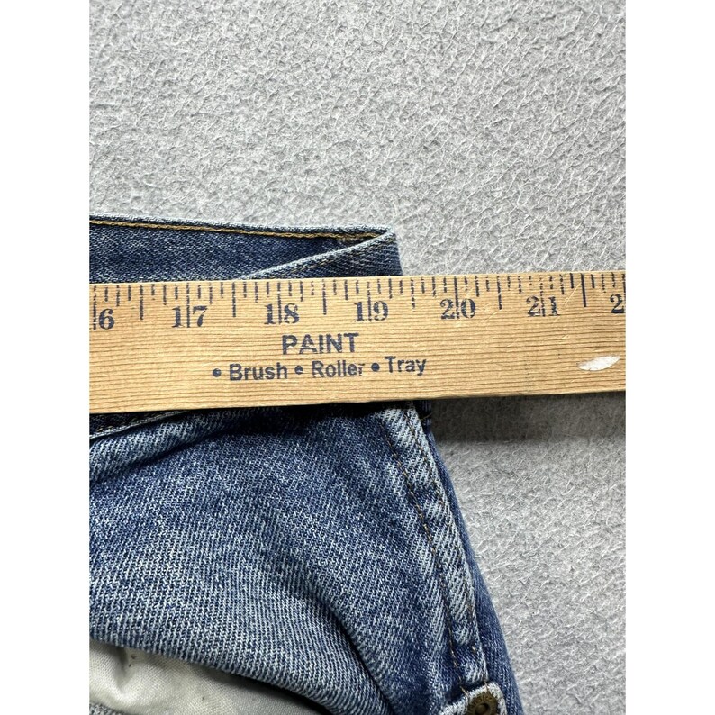 Vintage Wrangler Jeans Mens 40x32 (38x31) Blue Denim Straight USA 96501MR 90s image 6