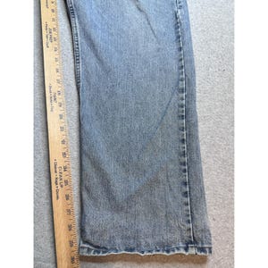 VTG Wrangler Hero Jeans Mens 40x32 (40x30) Light Wash Denim Straight Leg 97601VR image 17