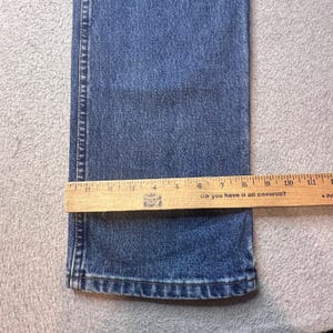 Vintage Wrangler Jeans Mens 35x36 (33x34) Blue Cowboy Cut Straight Leg Denim USA image 6