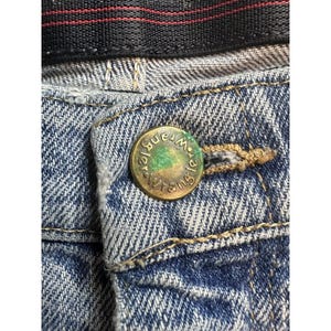 VTG Wrangler 856WAQD Jeans Mens 34x30 (33x28) Light Wash Blue Straight Stretch image 9