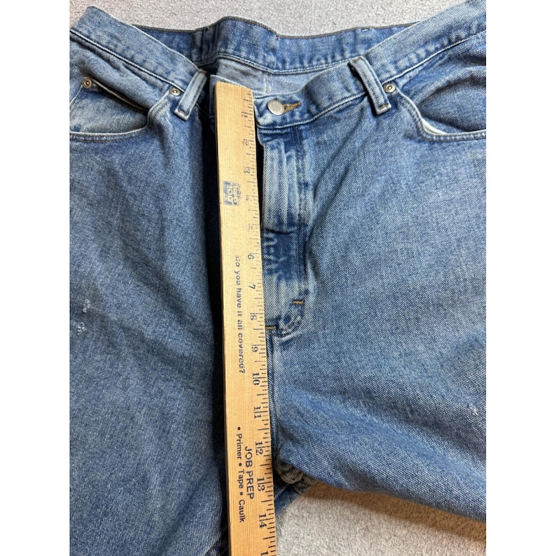 Vintage Wrangler Premium Jeans Mens 40x30 (39x29) Relaxed Fit Light Wash 97601SB image 12