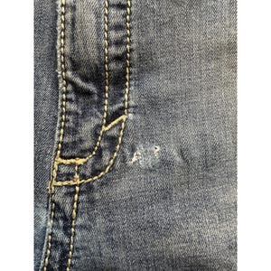 VTG Wrangler 20X Jeans Mens Blue 35x30 Wash Straight Leg Western Denim Casual image 4