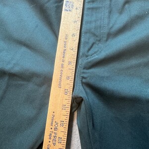 Vintage Wrangler-jeans heren 29 x 32 (27 x 30) groen cowboy-snit slim-fit 936CGN denim afbeelding 6