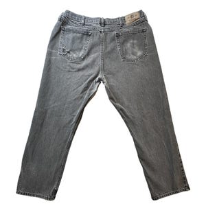 VTG Wrangler Jeans Mens 40x30 (38x28) Black Comfort Fit Straight Leg YKK 97601CB image 1