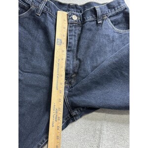 Vintage Wrangler-jeans dames 16 x 30 zwarte hoge taille taps toelopende denim gemaakt VS 90s afbeelding 7