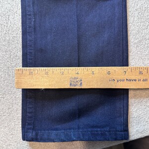 Vintage Wrangler Jeans Damen 1 Indigo Cowboy Cut 14MWZDT Tapered Leg Denim USA Bild 7