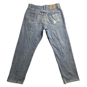 Wrangler Jeans Herr 32x30 Blå Relaxed Fit Raka Ben Bomullsdenim 97601VR bild 1