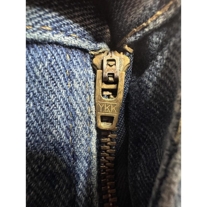Vintage Wrangler 9760WDR Relaxed Straight Jeans Mens 36x29 Blue Denim 90s image 11