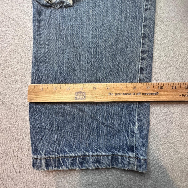 Wrangler Twenty X Jeans Mens 38x36 Blue 41MWXVI Loose Fit Utility Carpenter Work image 10