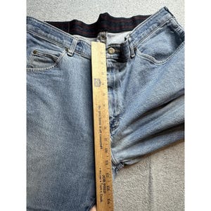 Wrangler Jeans Mens 36x30 (36x29) Light Wash Comfort Fit Stretch Denim Relaxed image 6