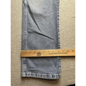 Wrangler Jeans Mens 36x30(37x29) Light Wash Blue Denim Straight Leg Relaxed Fit image 4