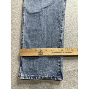 Vaqueros Wrangler vintage para hombre, 40x30 (37x28), corte holgado, azul, 96501DS, años 90 imagen 9