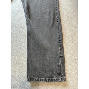 VTG Wrangler Jeans Mens 40x30 (38x28) Black Comfort Fit Straight Leg YKK 97601CB image 9