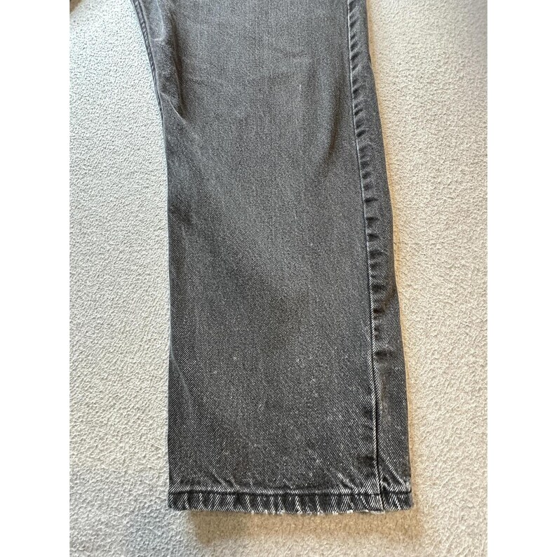 VTG Wrangler Jeans Mens 40x30 (38x28) Black Comfort Fit Straight Leg YKK 97601CB image 9