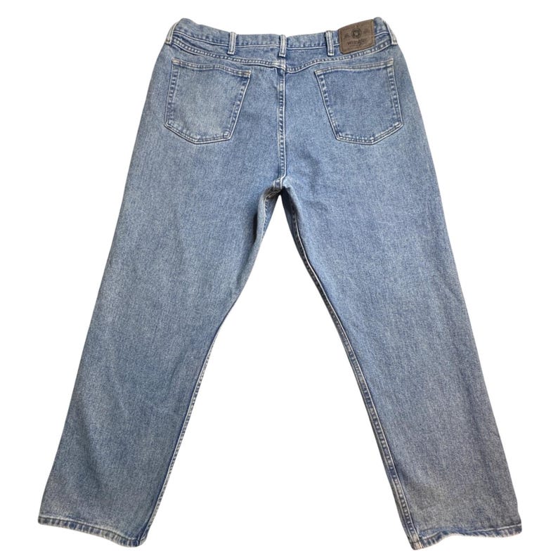 Vintage Wrangler Premium Jeans Mens 40x30 (39x29) Relaxed Fit Light Wash 97601SB image 1