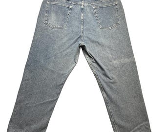 Wrangler Jeans Mens 38x34 (38x27) Blue Medium Wash Denim Relaxed Fit Straight