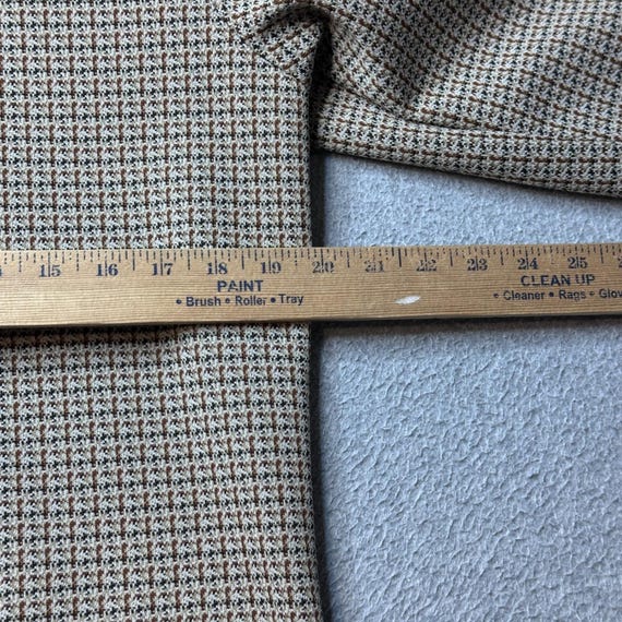 Vintage Farah Blazer Mens 40 Brown Time Out Houndstooth Coat USA Made 70s View 5