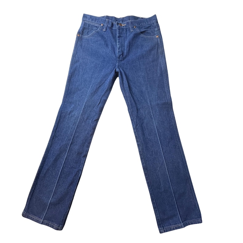 Wrangler Jeans Herren 32x30 Blau 936DEN Cowboy Cut Slim Fit Rigid Denim Western Bild 1