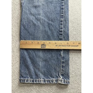 Wrangler Jeans Mens 32x31 Blue Denim Straight Leg Zip Fly YKK Red Tab 5-Pocket image 9