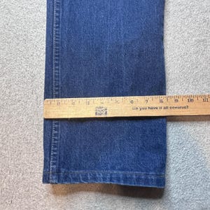 Vintage Wrangler Jeans Mens 35x27 Blue Cowboy Cut Western Denim 13MWZ USA 90s image 6
