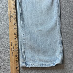 Vintage Wrangler Jeans Herren 34x30 (33x28) Helle Waschung Gerades Bein Denim 90er Jahre USA Bild 8