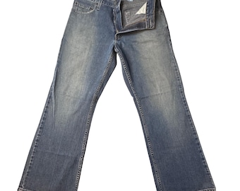 Vintage Levi's 567 Jeans Mens 30x30 (31x28) Blue Loose Boot Cut Denim Skater Y2K