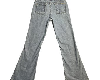 Levis Strauss Signature Jeans Girls 16 Blue Stretch Low Rise Flare Denim Pants