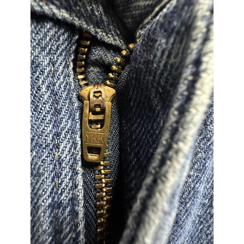 Wrangler-jeans heren 36 x 31 blauw denim, rechte pijpen YKK-rits, authentiek rood label afbeelding 3