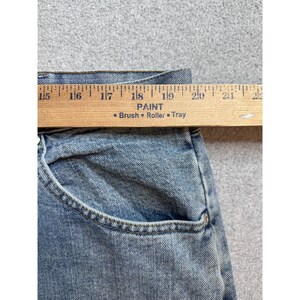 VTG Wrangler Hero Jeans Mens 40x32 (40x30) Light Wash Denim Straight Leg 97601VR image 12